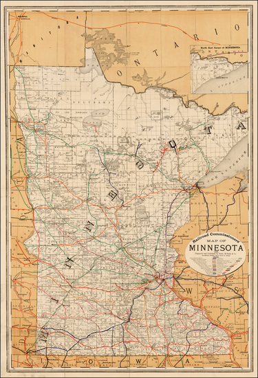 84-Midwest Map By Rand McNally & Company