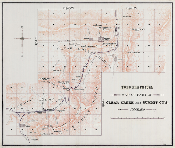 88-Rocky Mountains and Colorado Map By Anonymous