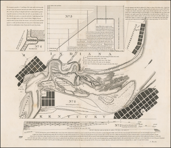 40-South, Kentucky and Midwest Map By American State Papers