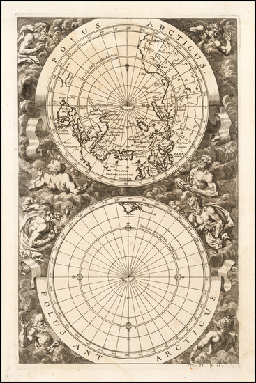 69-World, World and Polar Maps Map By Pieter van der Aa