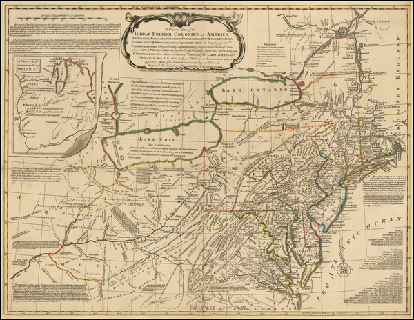 76-United States, New England, Mid-Atlantic and Midwest Map By Lewis Evans