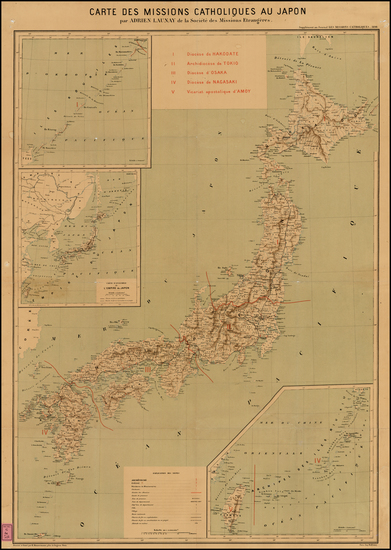 69-China and Japan Map By Adrien Launay