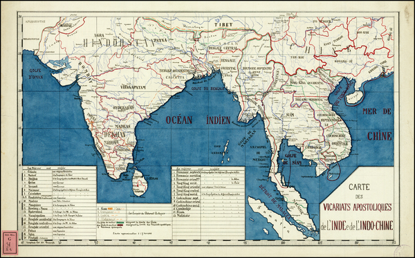 42-India, Southeast Asia and Other Islands Map By Anonymous