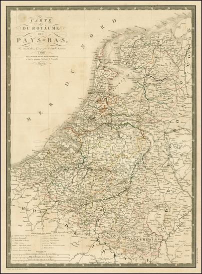 25-Netherlands Map By Adrien-Hubert Brué