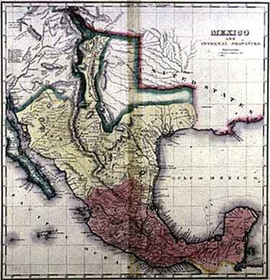 75-Texas, Southwest, Mexico and Baja California Map By Henry Charles Carey  &  Isaac Lea