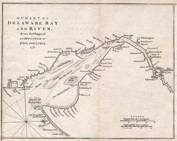 99-Mid-Atlantic Map By Gentleman's Magazine