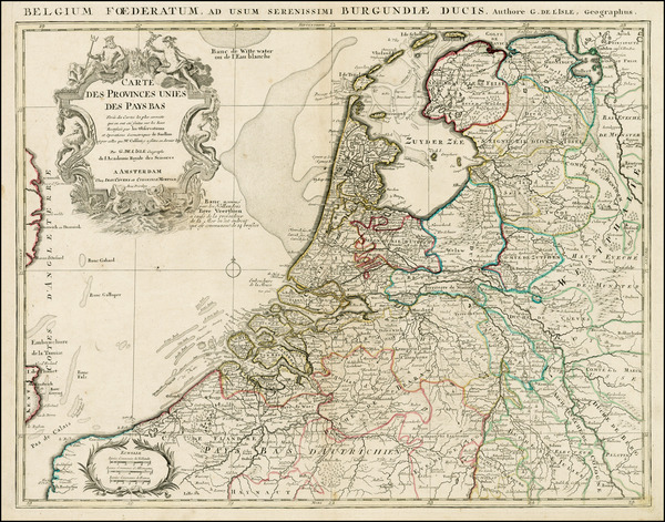 17-Netherlands Map By Johannes Covens  &  Cornelis Mortier