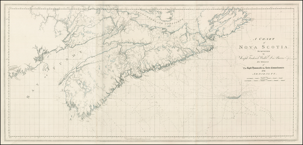 92-Canada Map By Joseph Frederick Wallet Des Barres