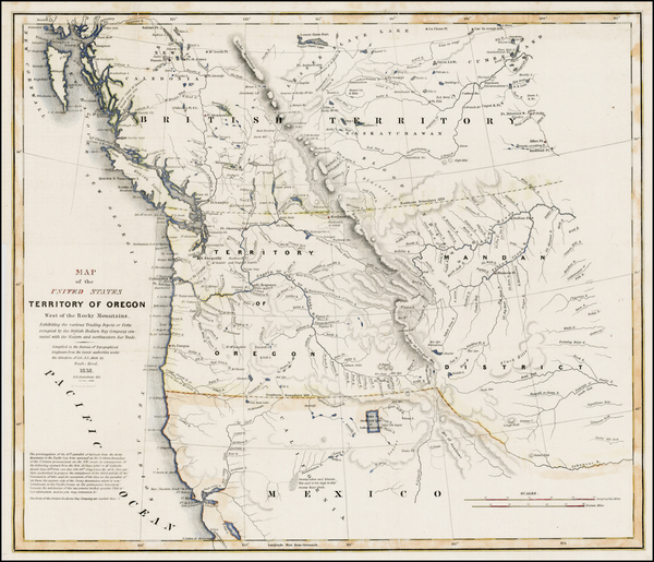 26-Rocky Mountains Map By Washington Hood