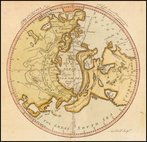 6-Polar Maps, Alaska and Canada Map By Andrew Bell