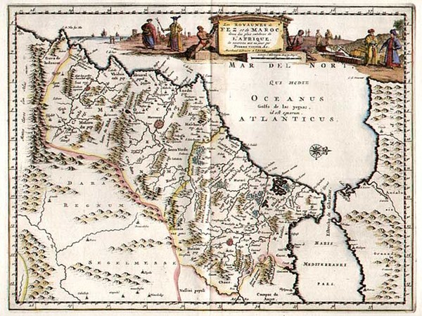 1-Africa and North Africa Map By Pieter van der Aa