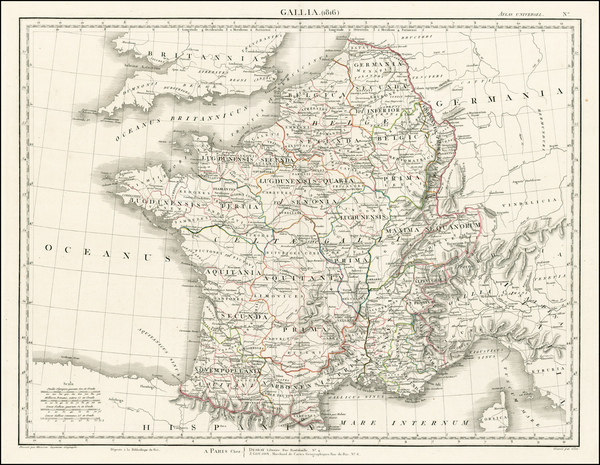 38-France Map By J Goujon