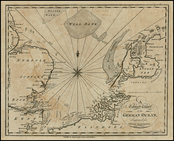 11-British Isles, Netherlands and Belgium Map By Malham