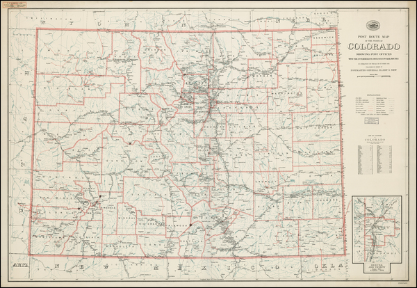 84-Southwest and Rocky Mountains Map By 