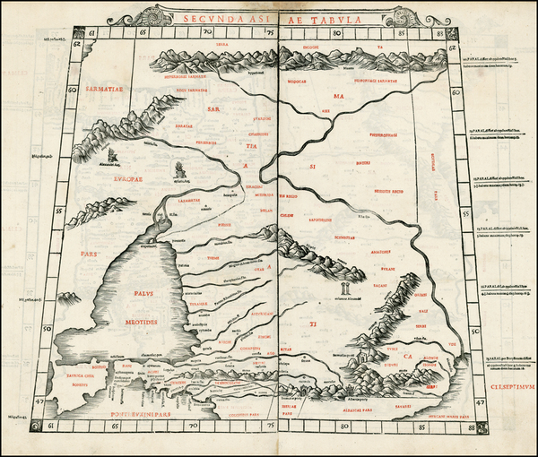 86-Russia, Central Asia & Caucasus and Russia in Asia Map By Bernardus Sylvanus