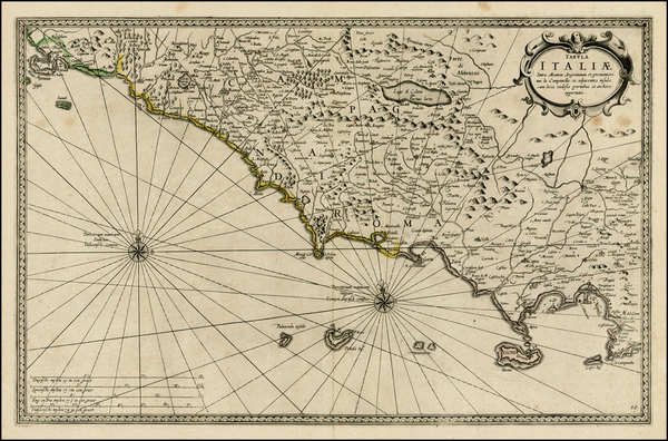 78-Italy Map By Jan Jansson / Willem Barentsz