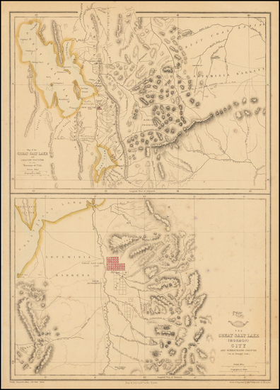 34-Utah and Utah Map By Edward Weller