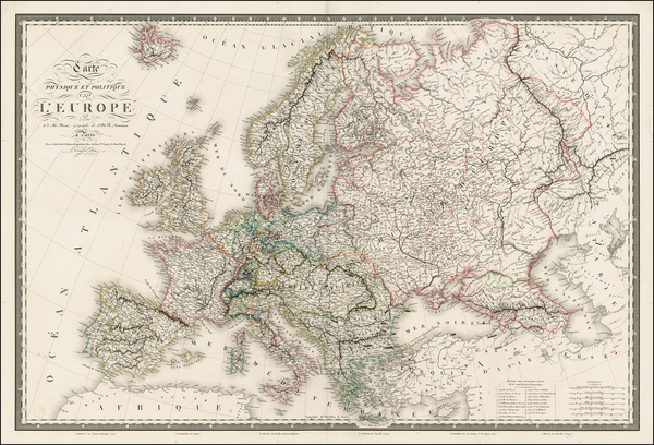 34-Europe and Europe Map By Adrien-Hubert Brué