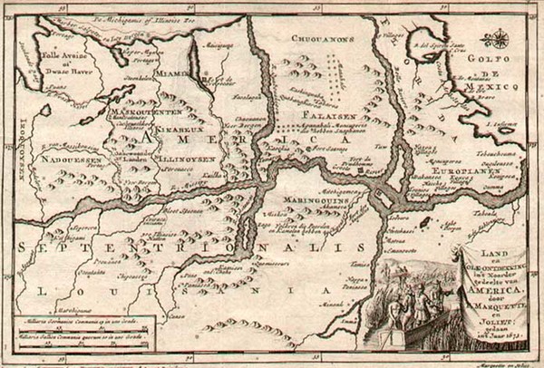 2-South, Midwest and Plains Map By Pieter van der Aa