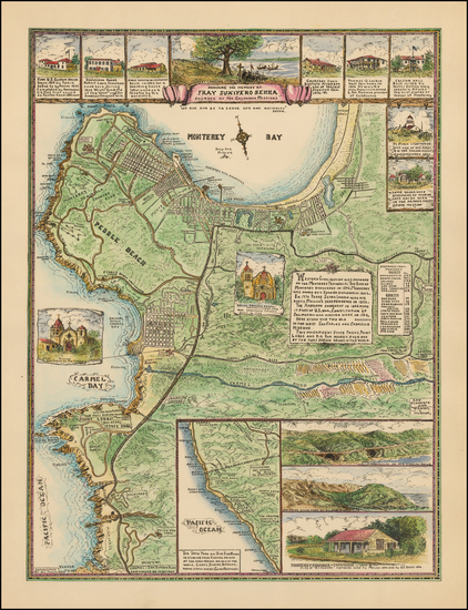 7-Pictorial Maps and California Map By Jos. Smith