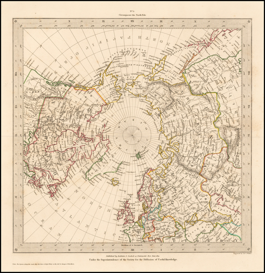 74-Northern Hemisphere, Polar Maps and Alaska Map By SDUK