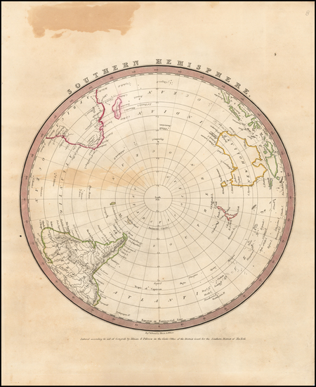 3-Northern Hemisphere and Polar Maps Map By David Hugh Burr