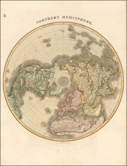 52-Northern Hemisphere and Polar Maps Map By John Pinkerton