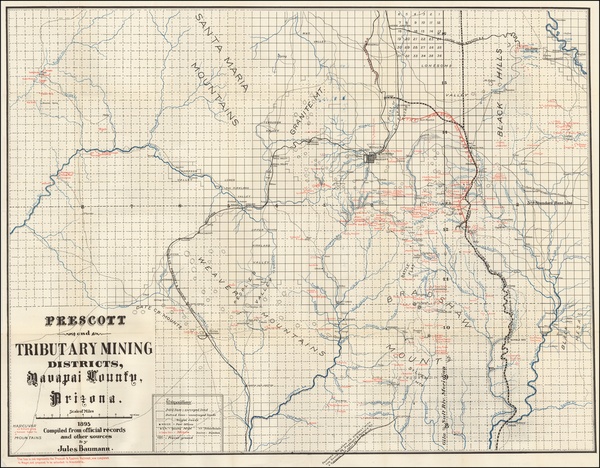 14-Arizona and California Map By Jules Baumann