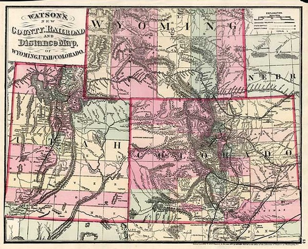 16-Plains, Southwest and Rocky Mountains Map By Gaylord Watson