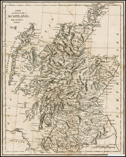 81-Scotland Map By Anonymous