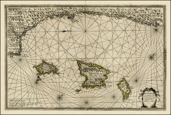 33-Spain Map By Jan Jansson / Willem Barentsz