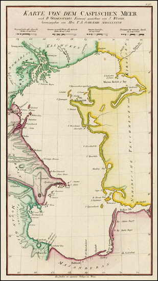 52-Ukraine and Central Asia & Caucasus Map By Franz Anton Schraembl