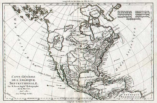 7-North America Map By Rigobert Bonne