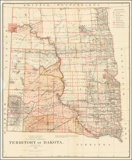 95-Plains and North Dakota Map By 