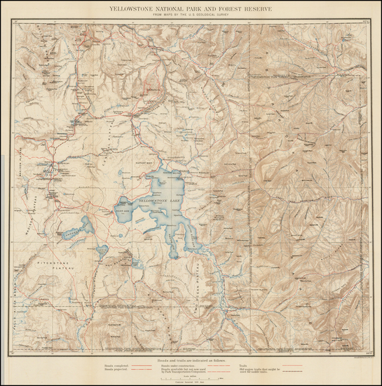 4-Rocky Mountains Map By U.S. Geological Survey