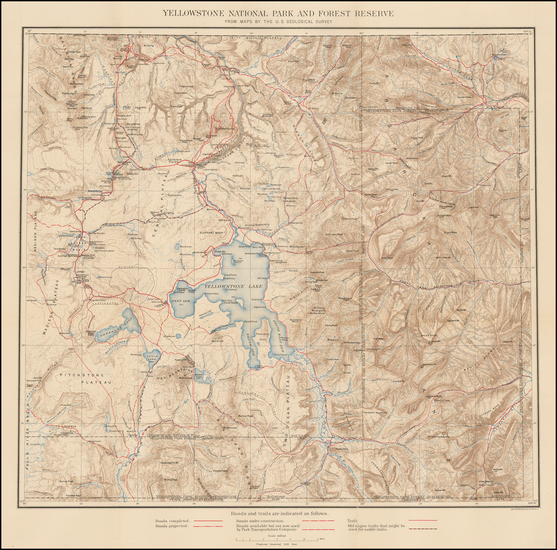 50-Rocky Mountains Map By U.S. Geological Survey