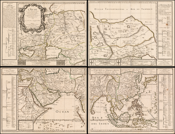 76-Asia and Asia Map By Pierre Du Val