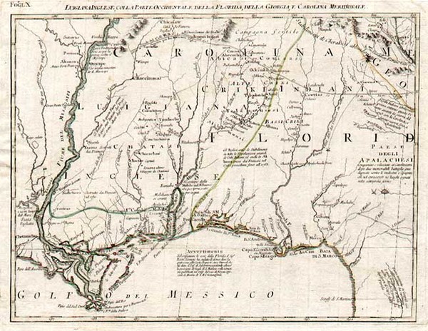 58-South and Southeast Map By Antonio Zatta