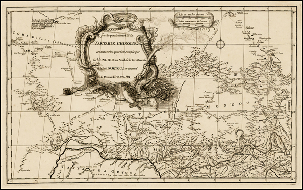 4-China and Central Asia & Caucasus Map By Jean-Baptiste Bourguignon d'Anville