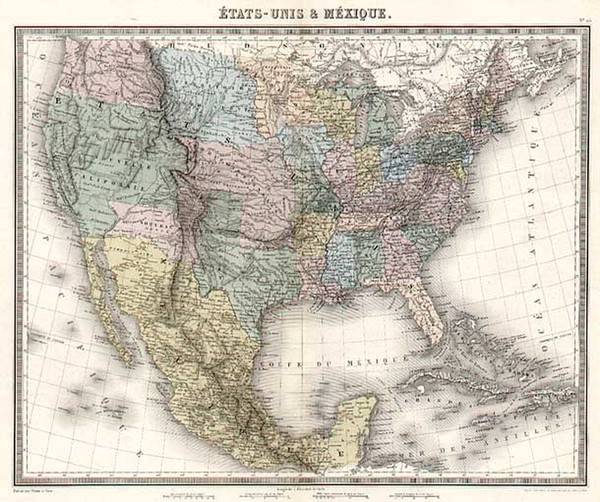 9-United States and Mexico Map By Furne