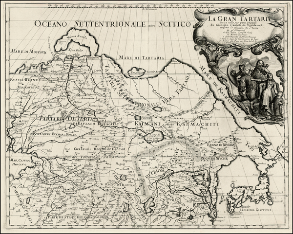 60-Ukraine, China, Japan, Korea, Central Asia & Caucasus and Russia in Asia Map By Giacomo Gio