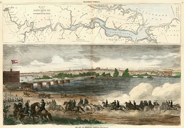 36-Southeast Map By Harper's Weekly