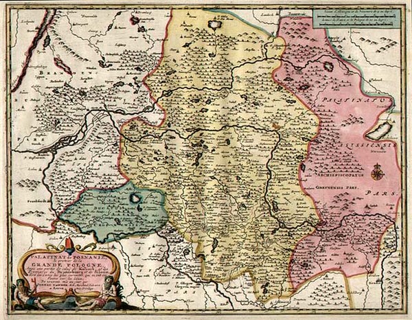 95-Europe, Poland, Baltic Countries and Germany Map By Pieter van der Aa