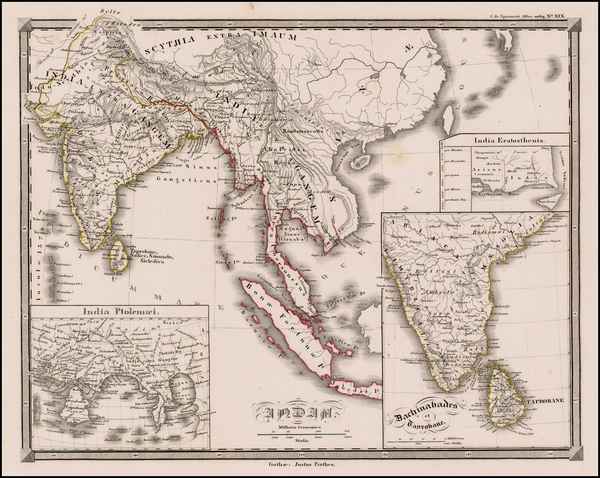 90-India, Southeast Asia and Other Islands Map By 