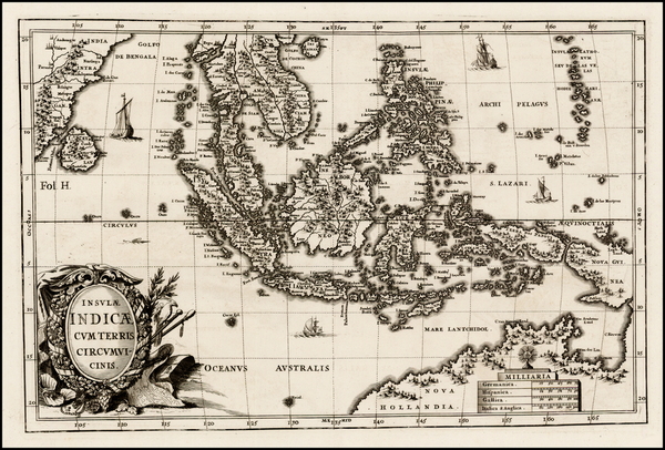 48-Southeast Asia, Philippines and Australia Map By Heinrich Scherer