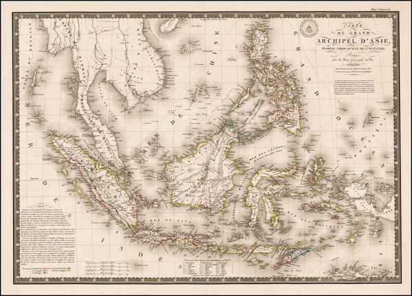 75-Southeast Asia and Philippines Map By Adrien-Hubert Brué