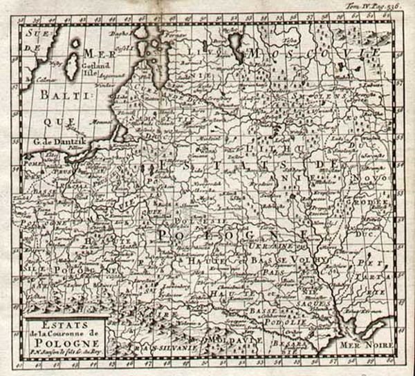 17-Europe, Poland, Baltic Countries and Germany Map By Jacques Peeters