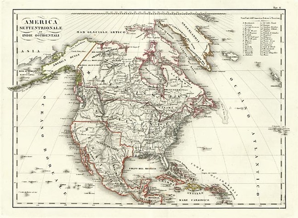 96-North America Map By Anonymous