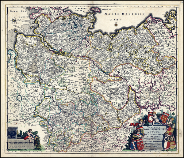 99-Germany Map By Frederick De Wit