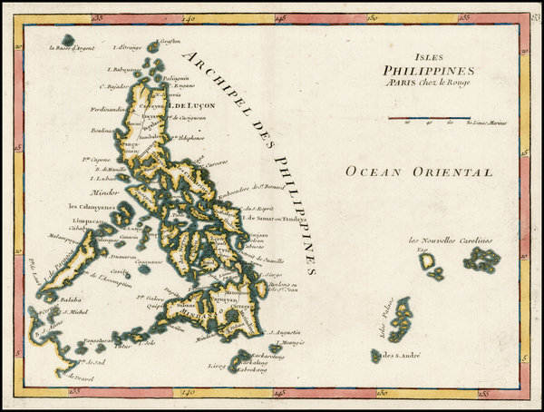 1-Southeast Asia and Philippines Map By Georges Louis Le Rouge